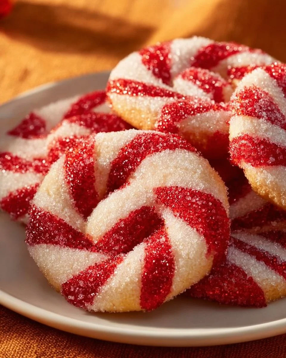 Festliche Zuckerstangen-Kekse auf einem dekorierten Tisch