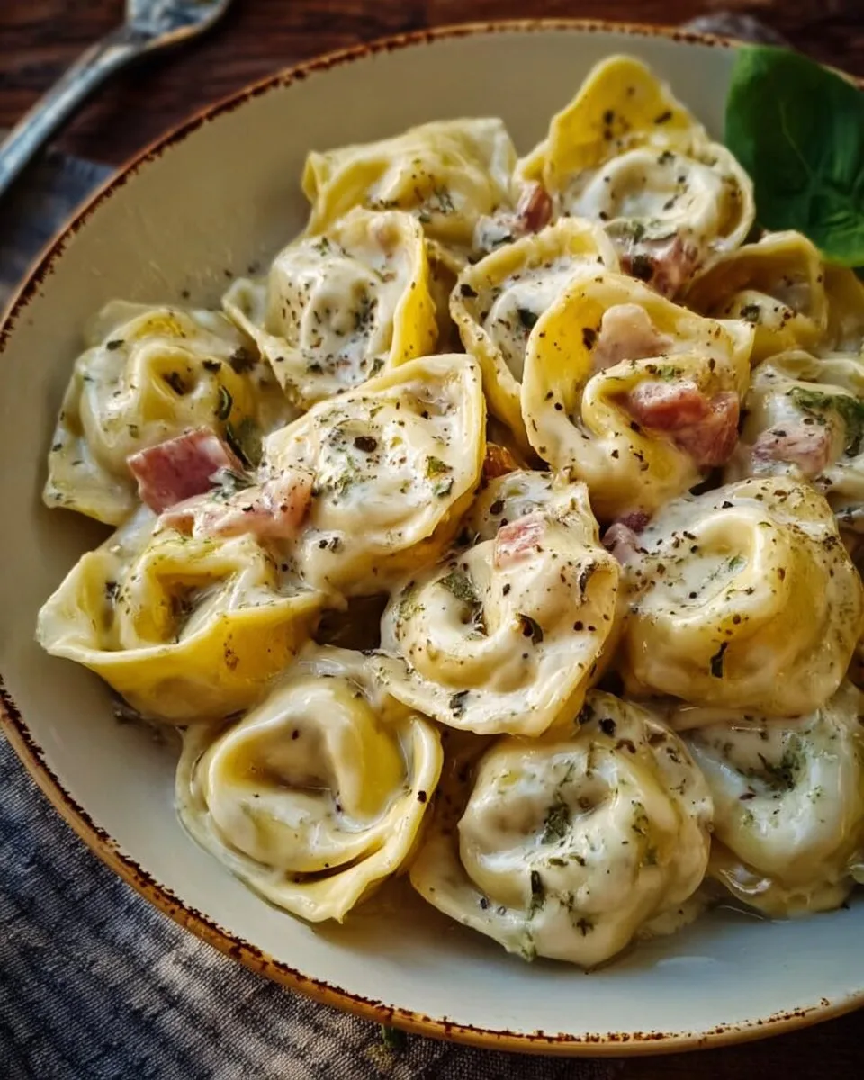 Tortellini mit Sahne
