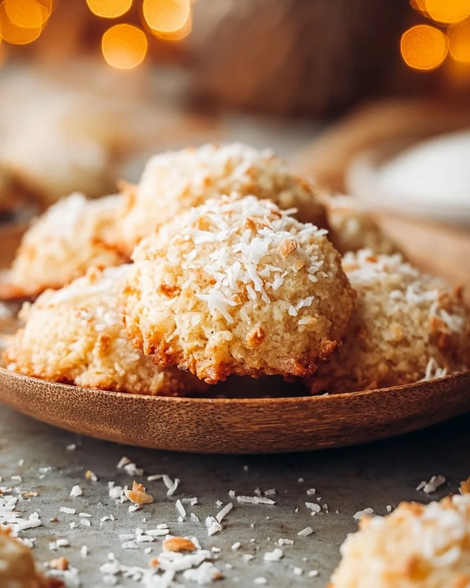 Kokosnuss-Weihnachtskekse