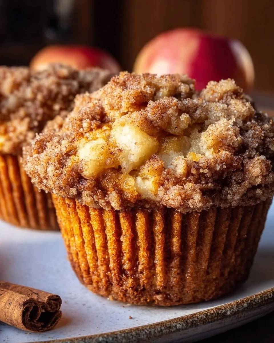 Lass 12 göttliche Apfel-Zimt-Streusel-Muffins heute aus deinem Ofen steigen.
