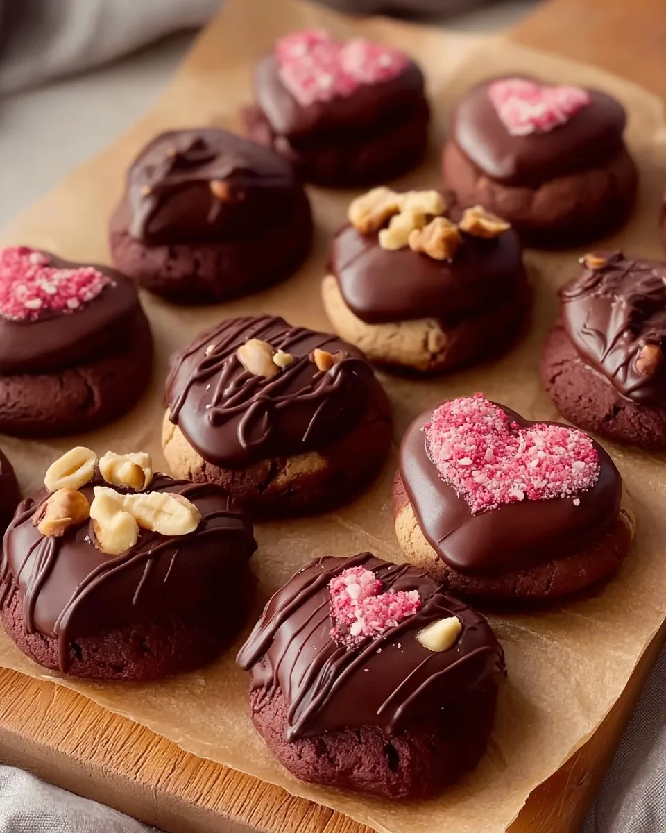Valentine Ganache Kekse