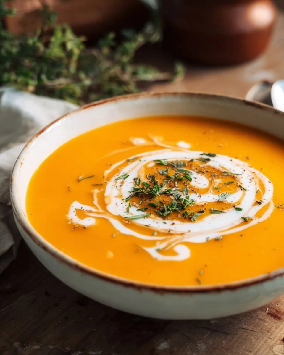 Cremige Kürbissuppe in 15 Minuten