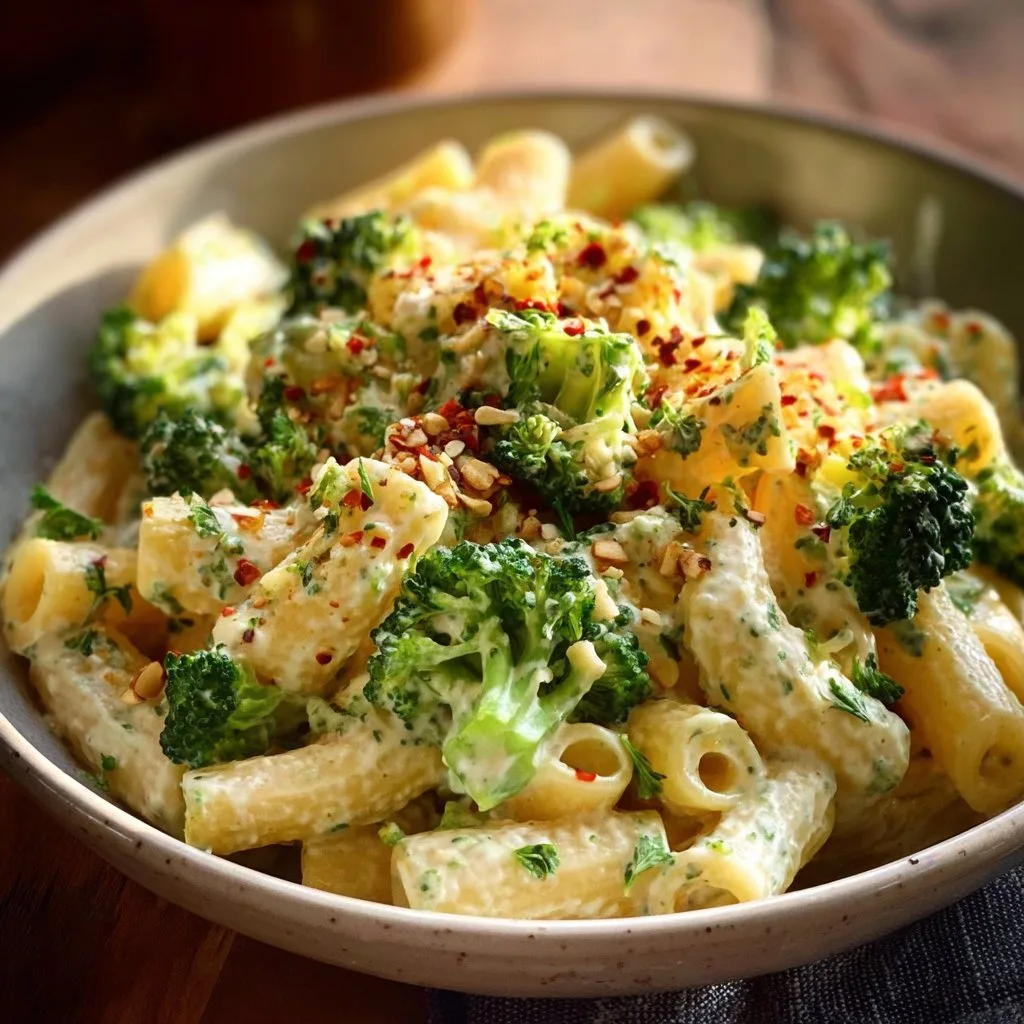 Cremige Nudeln mit Brokkoli