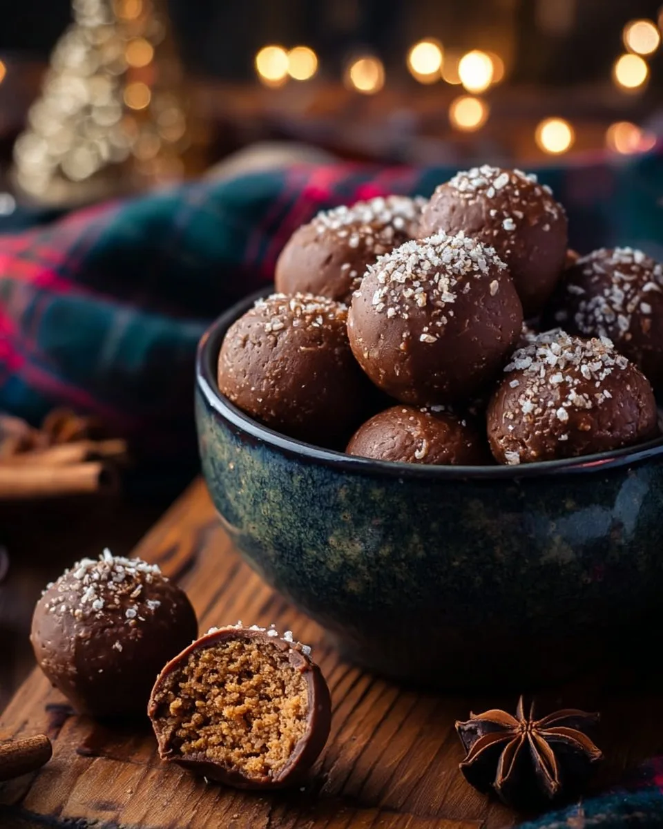 Spekulatius Kugeln - Pralinen für Weihnachten