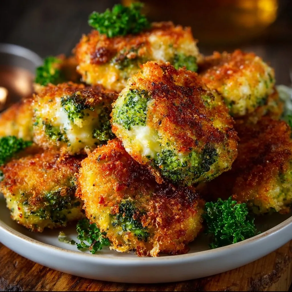 Knusprige Brokkoli-Käse-Nuggets