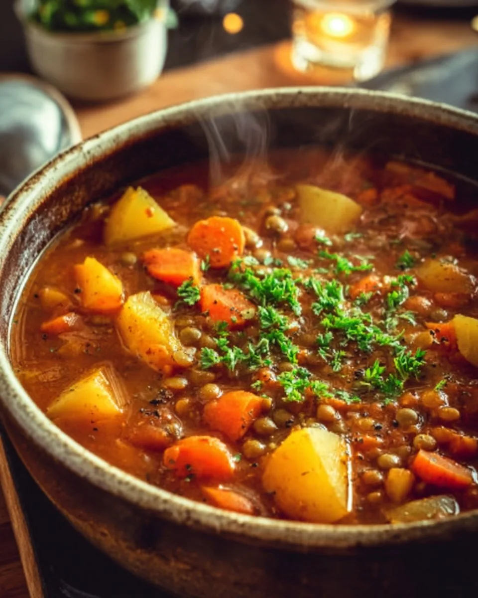 Herzhafter Veganer Eintopf