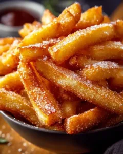 Knusprige Apfelsticks aus dem Airfryer