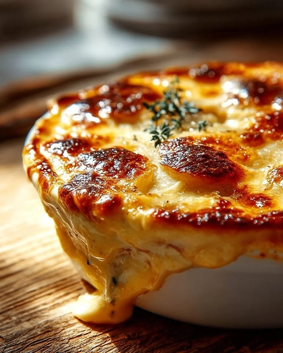 Cremiges Kartoffelgratin aus frischen Kartoffeln, perfekt für jeden Anlass.
