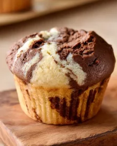Leckere Marmor Muffins frisch gebacken nach einem einfachen Rezept