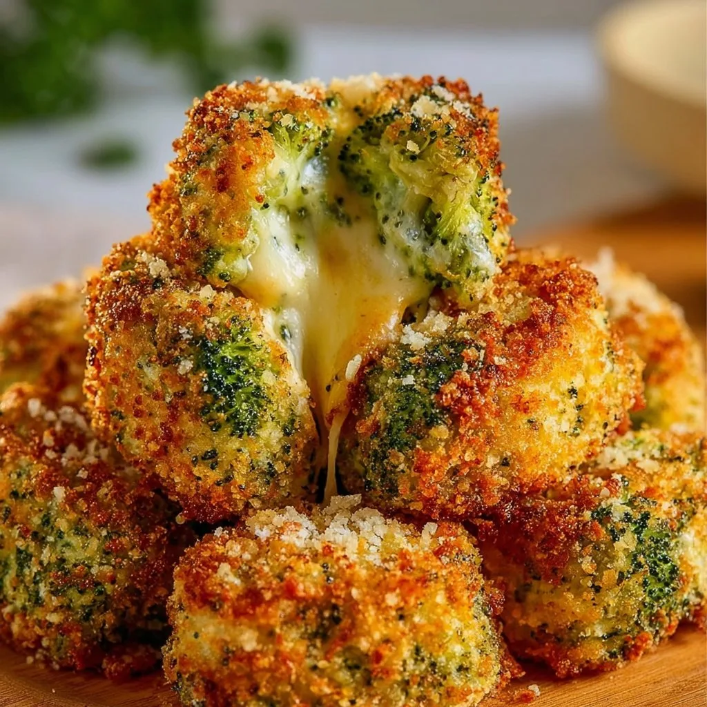 Knusprige Brokkoli-Käse-Nuggets