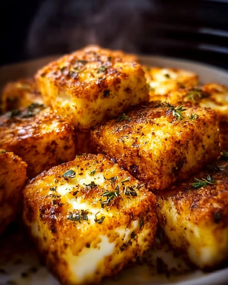 Knuspriger Feta aus dem Airfryer perfekt zubereitet