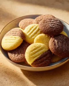 Puddingplätzchen auf einem Teller, frisch gebacken nach einfachem Rezept