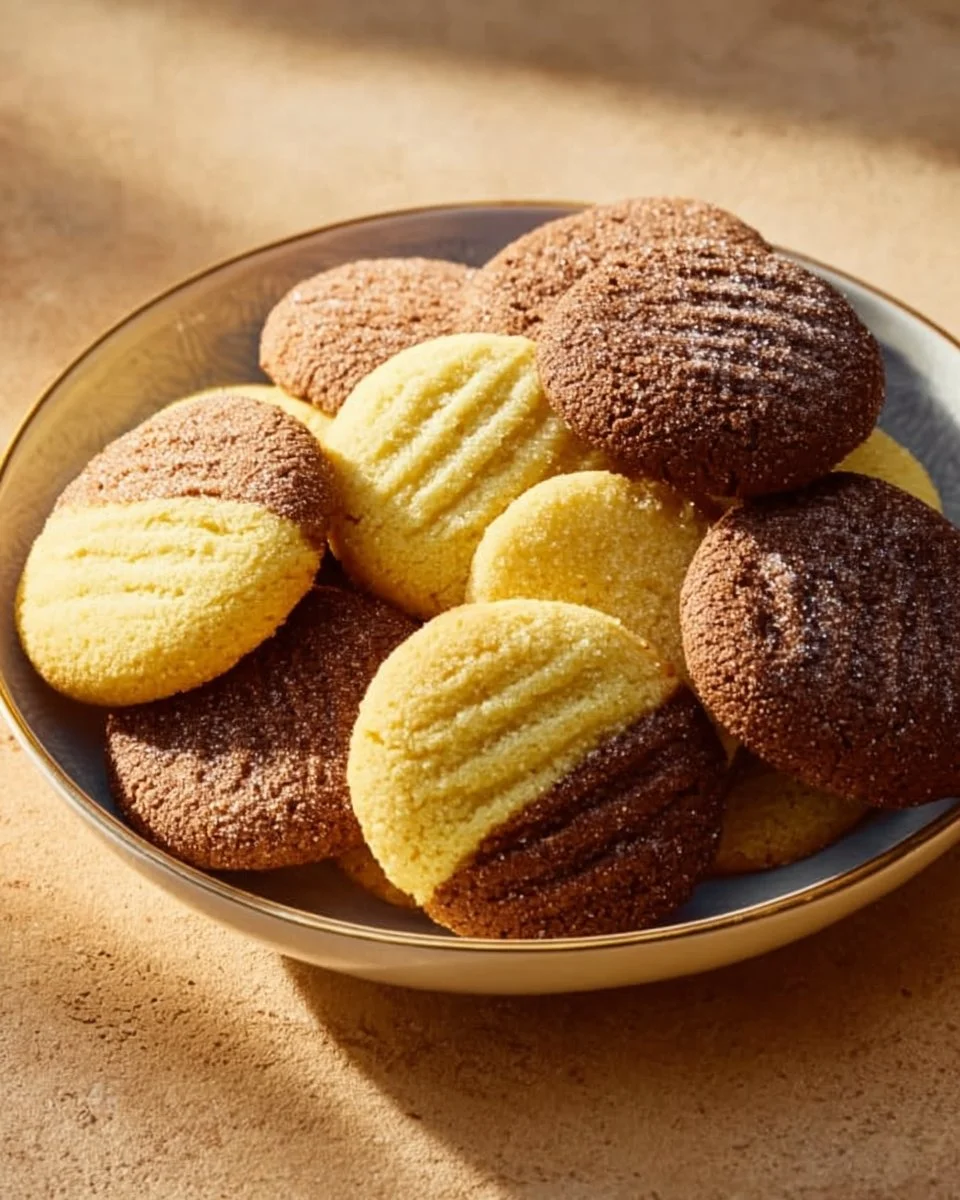 Puddingplätzchen auf einem Teller, frisch gebacken nach einfachem Rezept