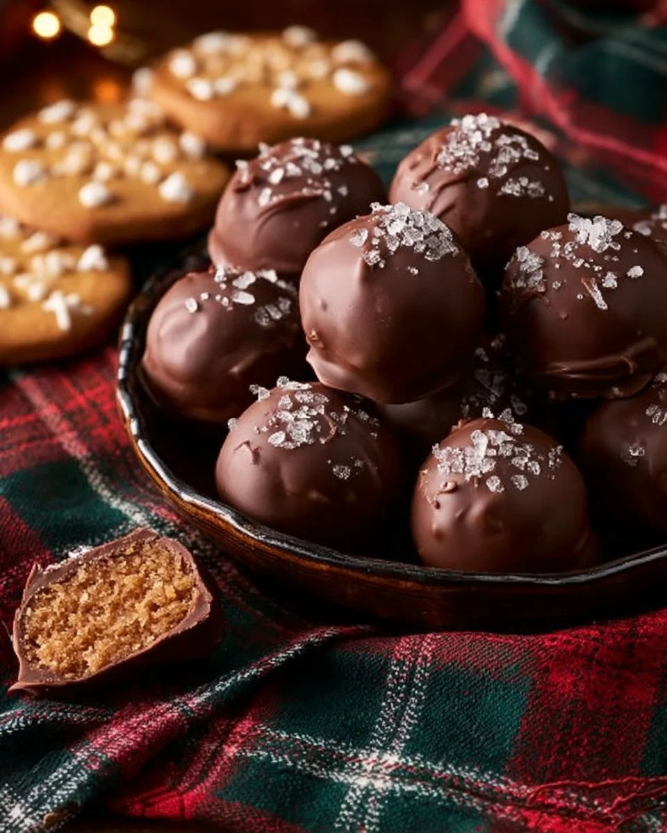 Leckere Spekulatius Kugeln - weihnachtliche Pralinen mit würzigem Geschmack.