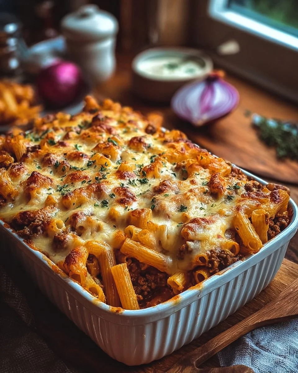 Big Mac Nudelauflauf mit Kult-Dressing