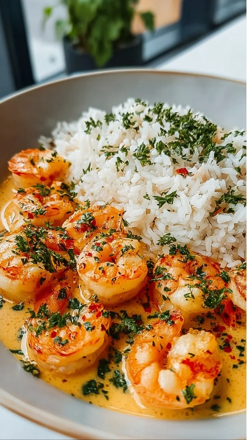 Cremige Meeresfrüchte Bowl