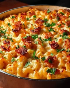 Friss-dich-dumm-Topf mit bunten Zutaten und und köstlichen Gerichten.