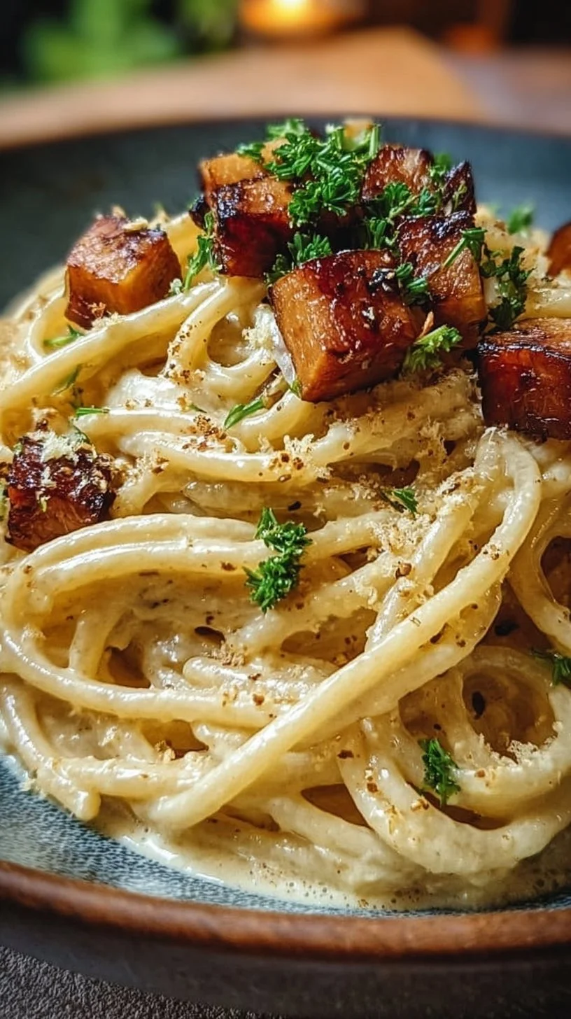 Geräucherte Tofu-Carbonara: Ein Unglaubliches Ultimatives Rezept für 4 Personen