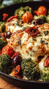 Low-Carb Toskanisches Hähnchen Rezept mit frischen Zutaten