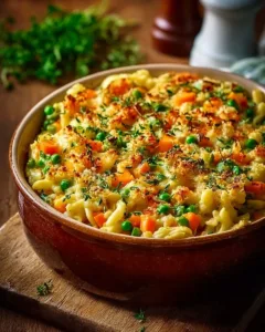 Spätzleauflauf mit Gemüse, lecker und einfach zubereitet