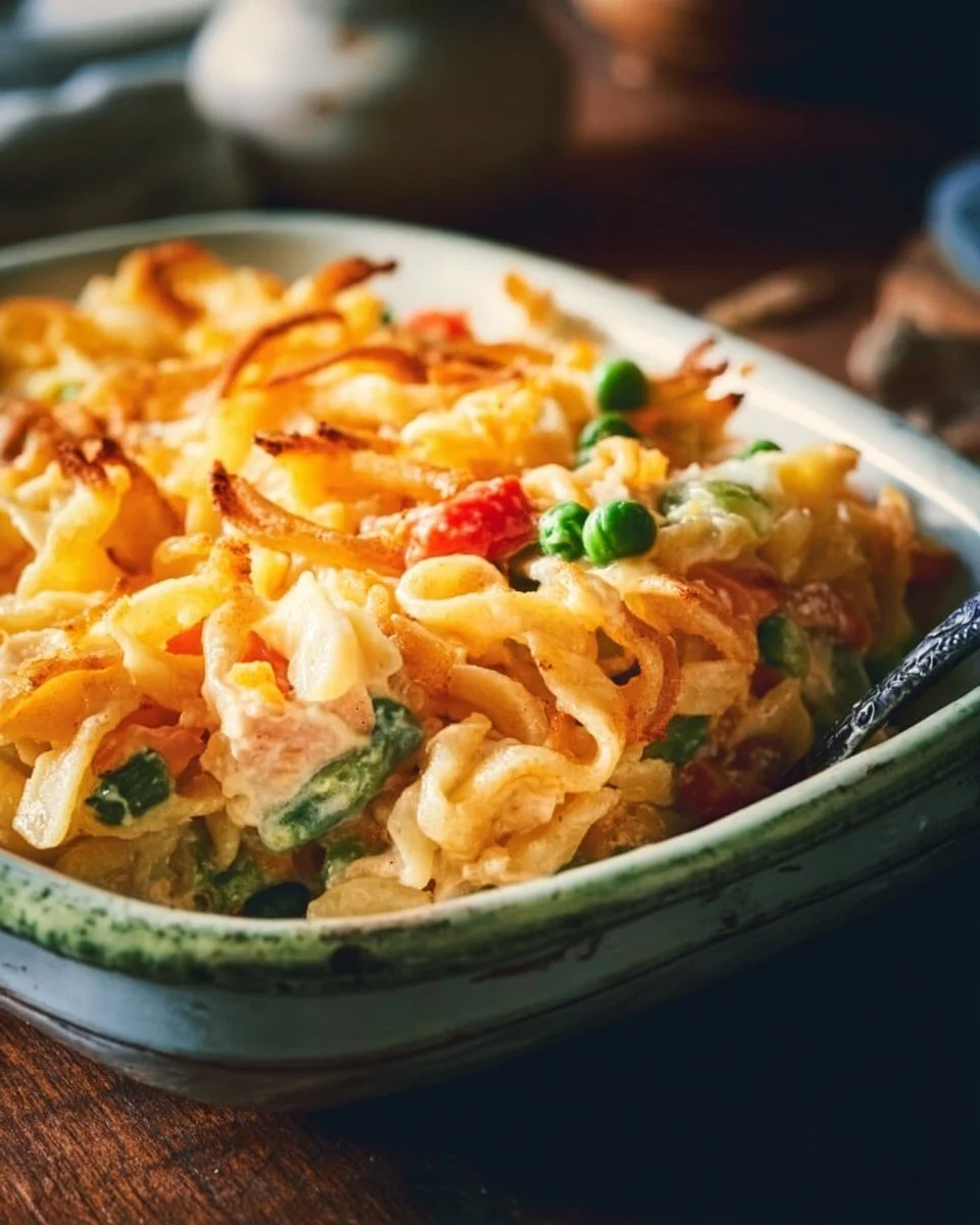 Spätzleauflauf mit Gemüse - schnell & cremig