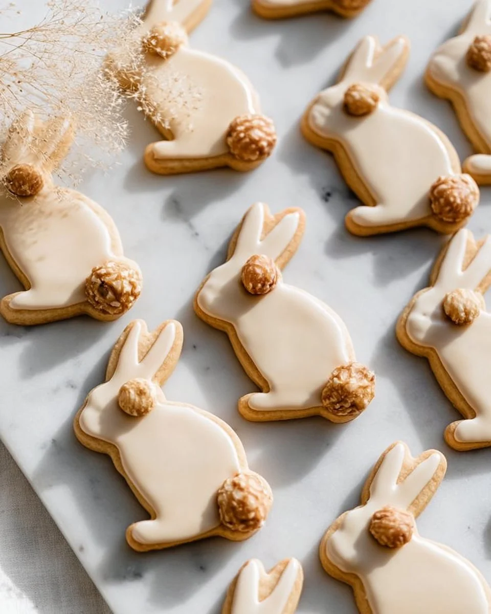 Leckere selbstgemachte süße Hasenkekse für Ostern