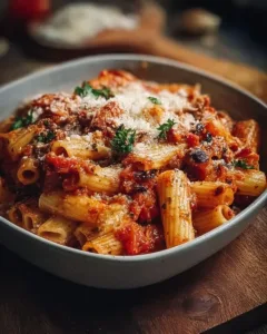 Bilder von einem köstlichen vegetarischen Nudelauflauf mit frischem Gemüse und Nudeln.