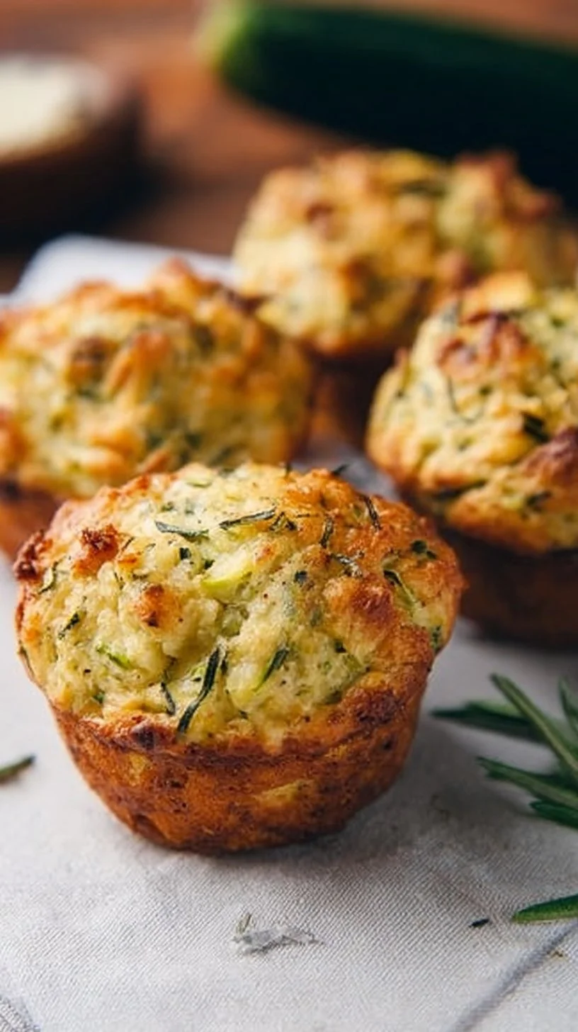Herzhafte Zucchini-Muffins