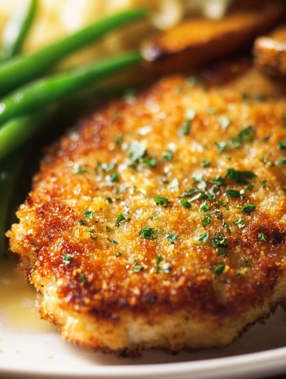 Parmesanpanierter Hähnchenbrust
