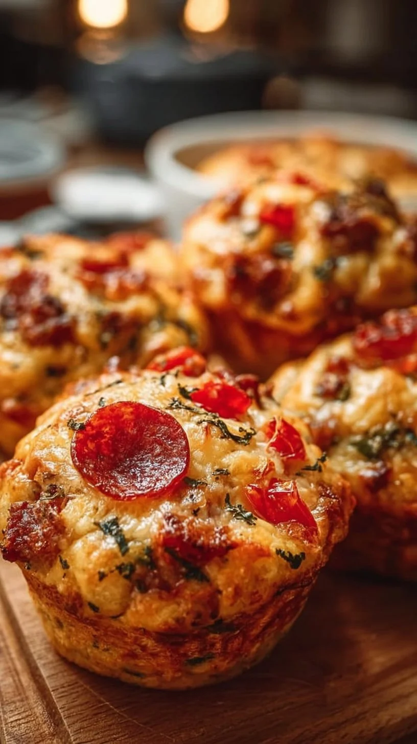 Saftige Pizza-Muffins