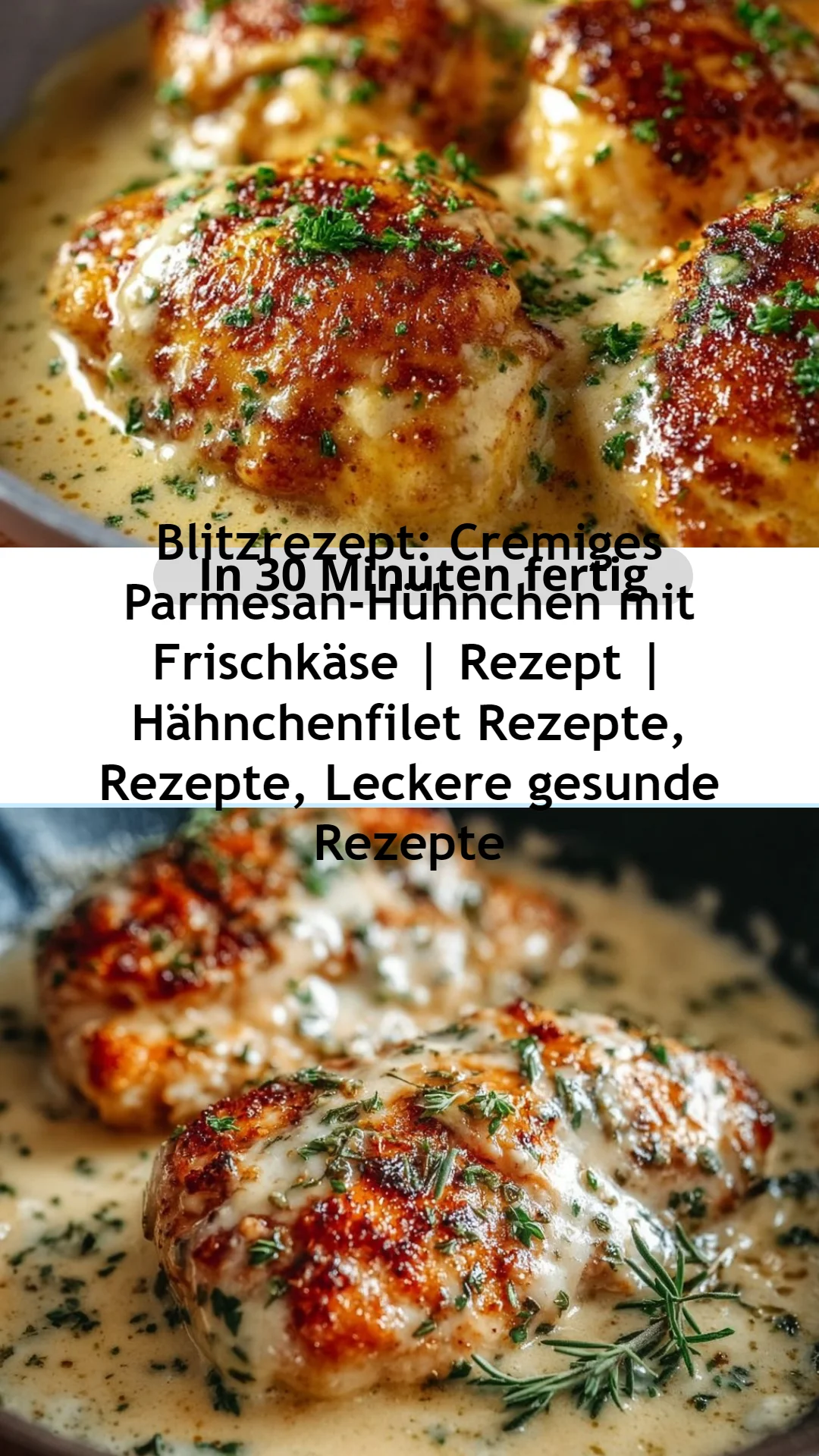 Blitzrezept: Cremiges Parmesan-Hühnchen mit Frischkäse | Rezept | Hähnchenfilet Rezepte, Rezepte, Leckere gesunde Rezepte