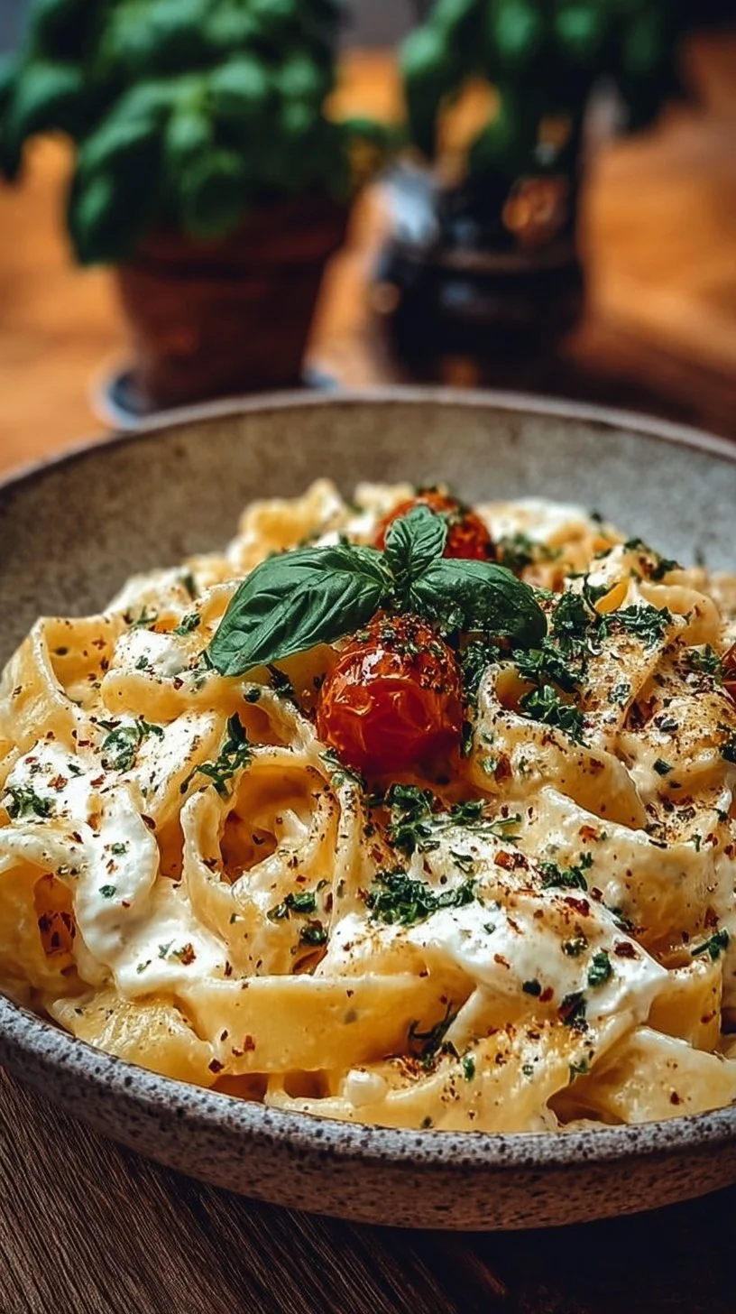 Cremige Burrata-Pasta