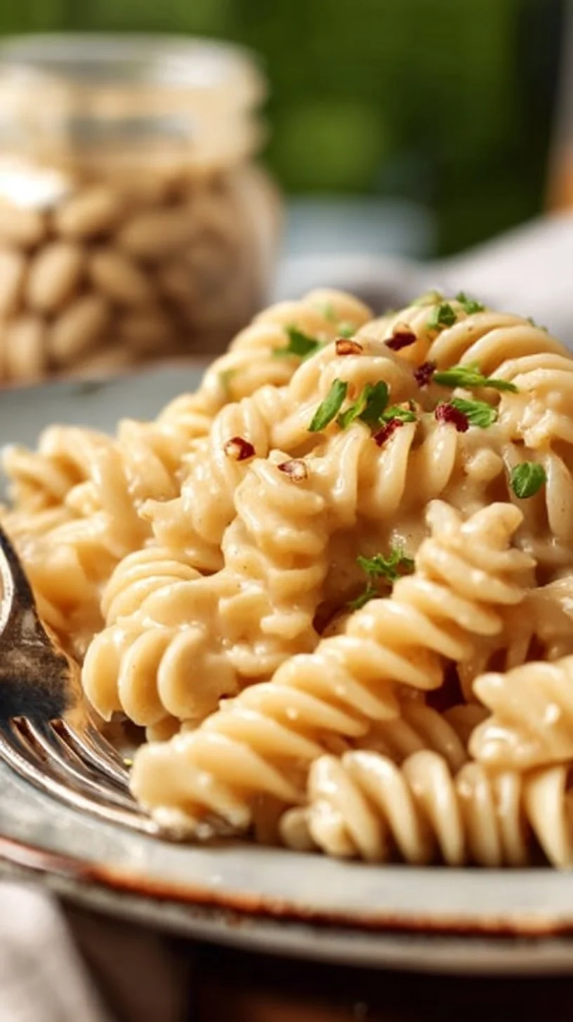 Cremige weiße Bohnen-Pastasauce für gesunde Pasta-Gerichte