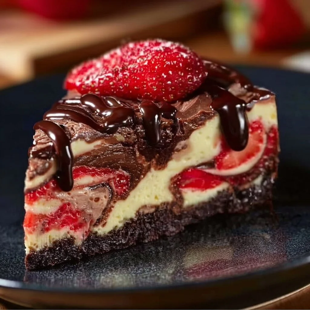 Leckerer Erdbeer-Käsekuchen, ideal für fruchtige Desserts und besondere Anlässe