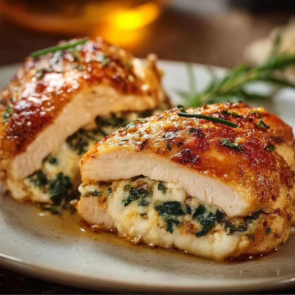 Gefüllte Hähnchenbrust