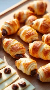 Gefüllte Mini-Croissants als köstliches Fingerfood für den Brunch