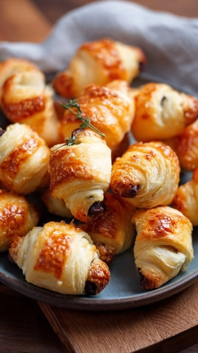 Gefüllte Mini-Croissants: Super einfaches Fingerfood für den Brunch