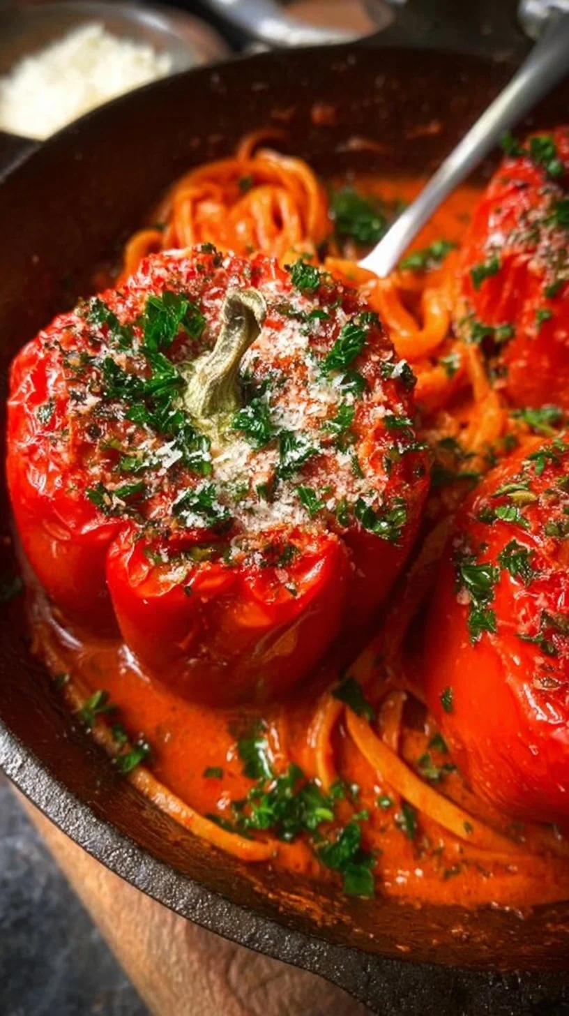 Geröstete rote Paprika