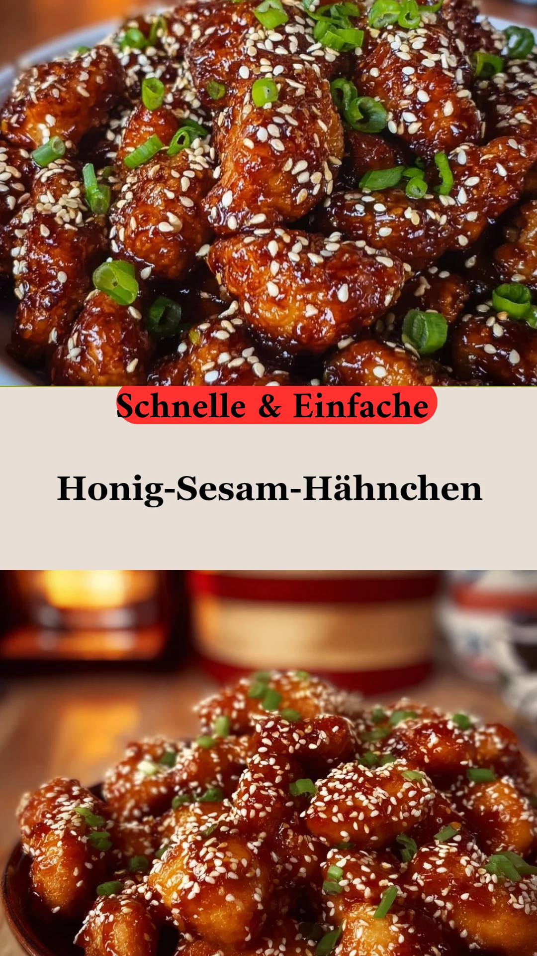 Honig-Sesam-Hähnchen
