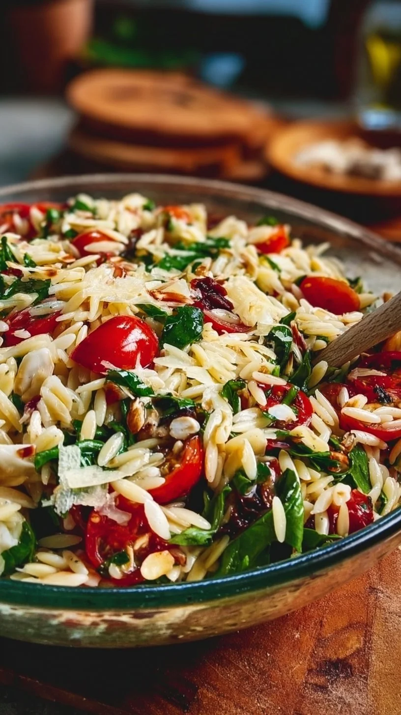 Italienisches Orzo Salat Rezept - einfach lecker!