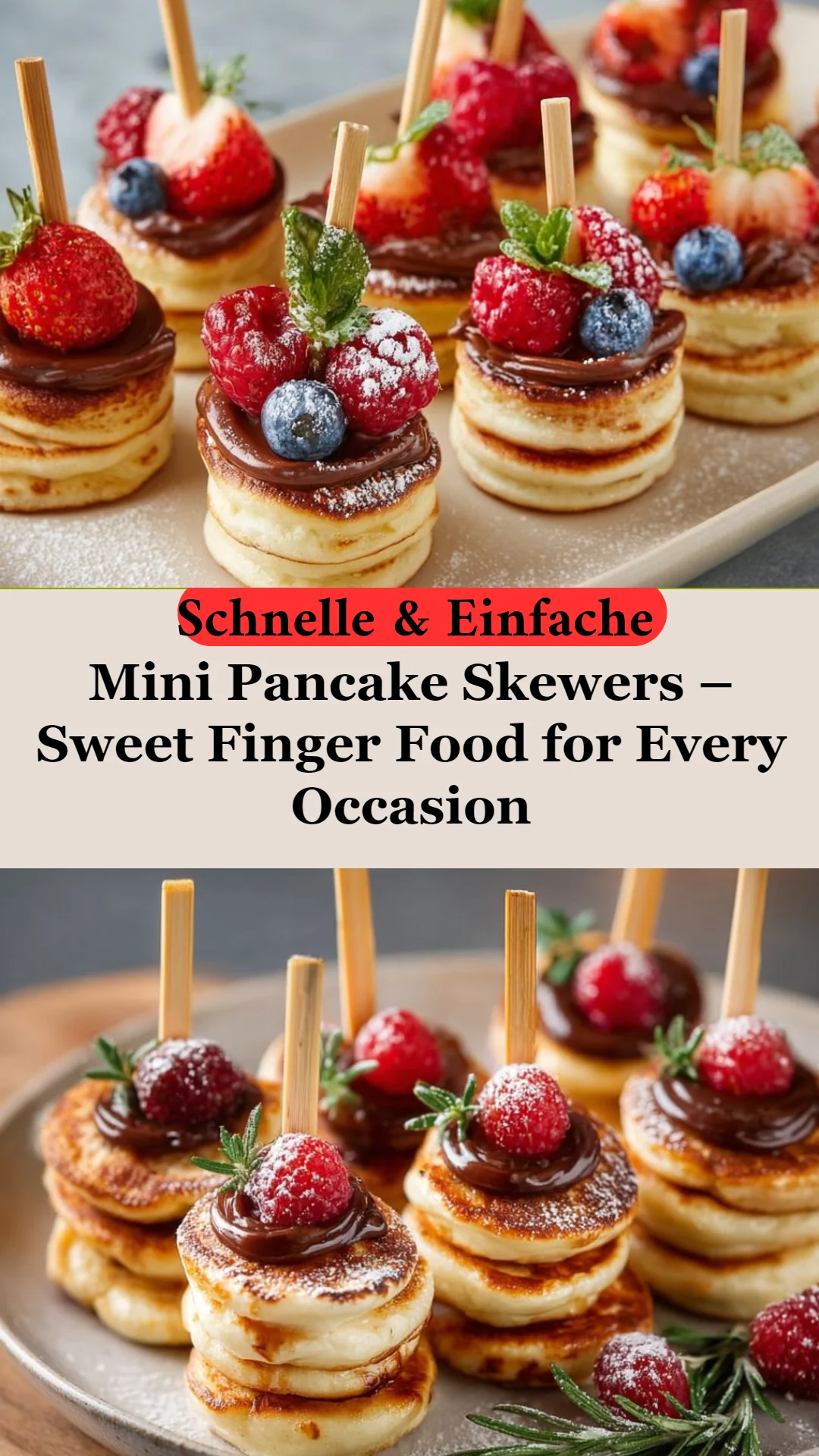 Mini Pancake Skewers – Sweet Finger Food for Every Occasion