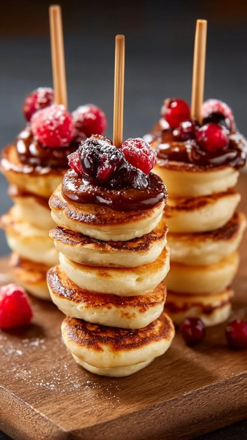 Mini Pancake Spieße – Süßes Fingerfood für jede Gelegenheit