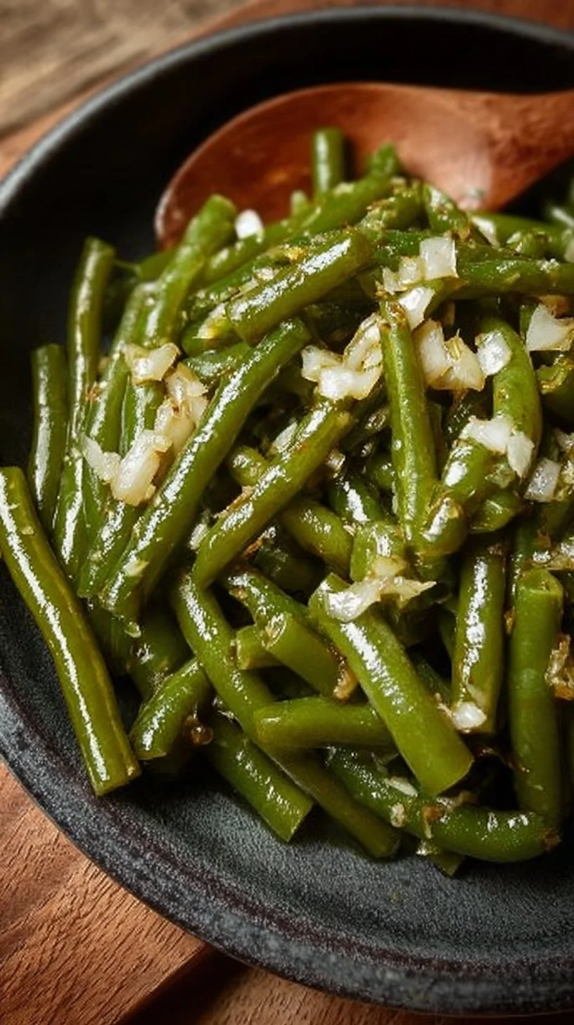 Omas grüne Bohnen Salat