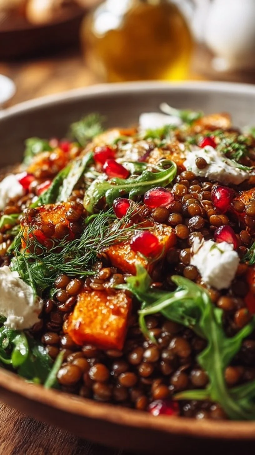 Orientalischer Linsensalat