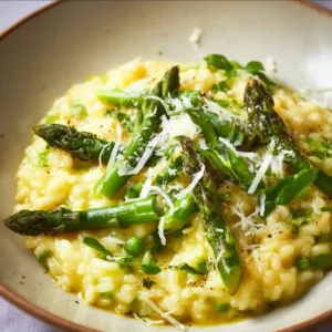 Risotto mit grünem Spargel - cremiges Rezept für Spargelfans