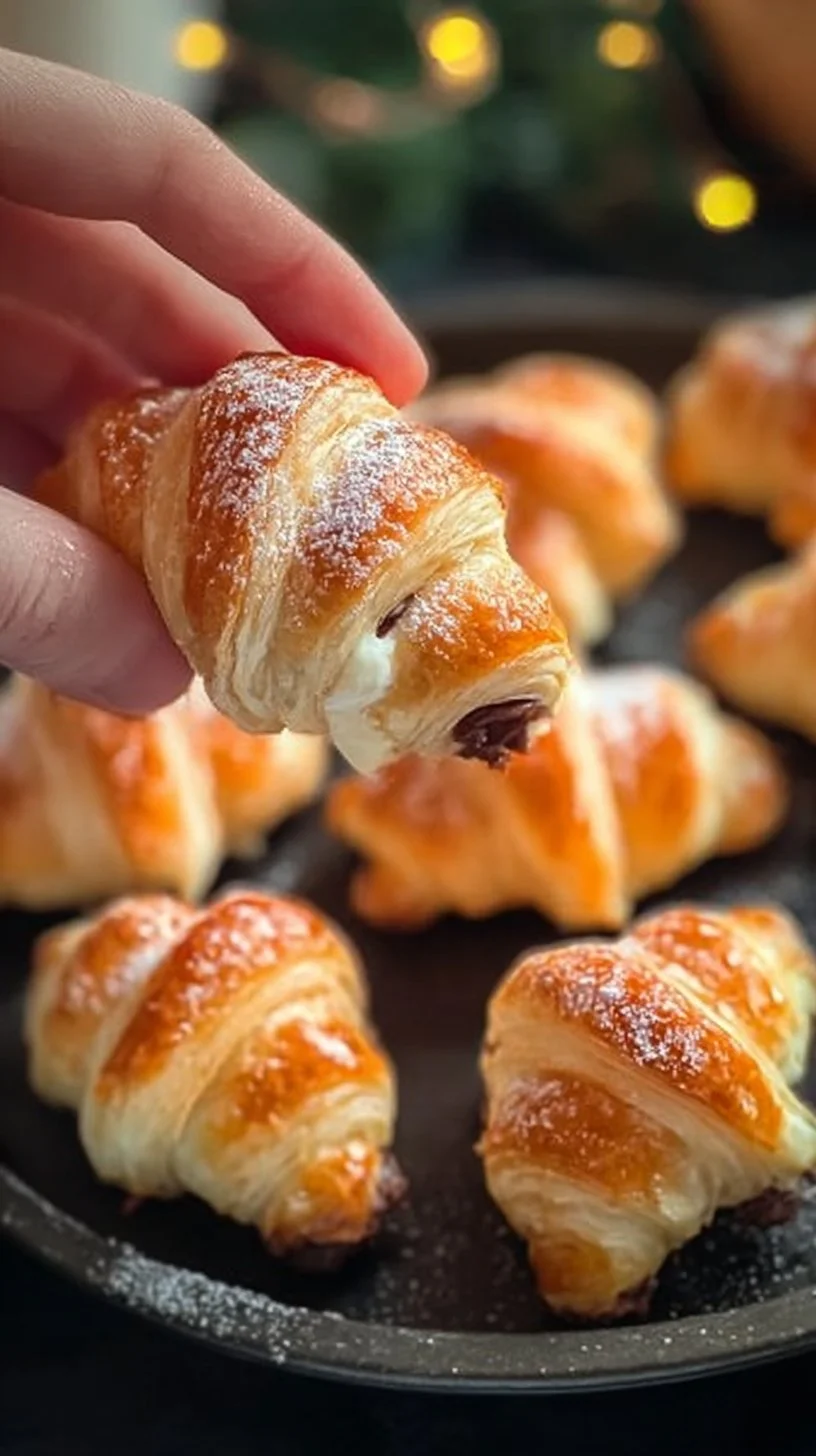 Schokoladen-Blätterteig-Schnecken