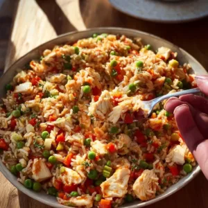 Serbisches Reisfleisch mit Hähnchen im OnePot – gesundes Rezept