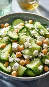 Erfrischender Sommersalat mit Feta und buntem Gemüse