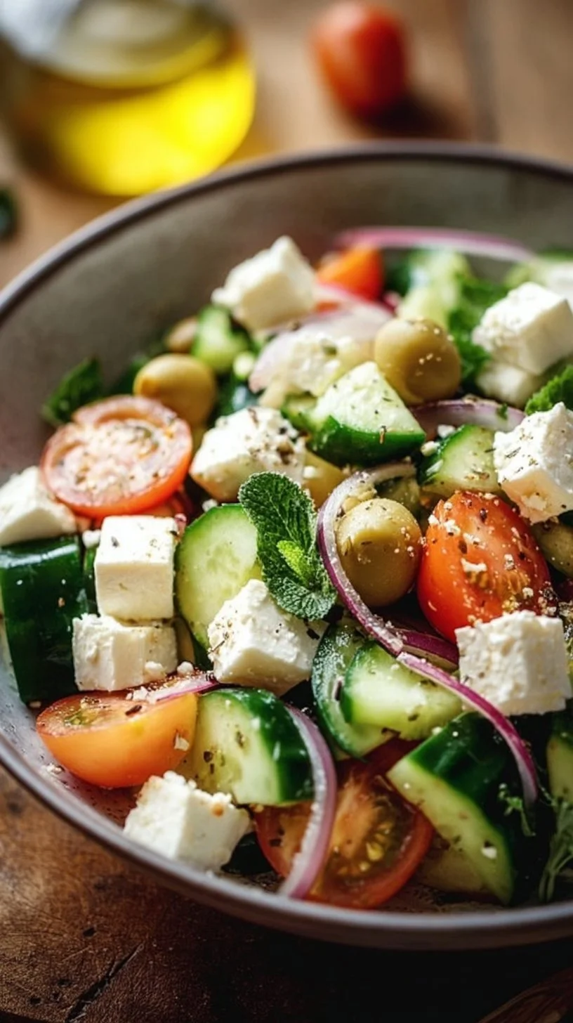 Sommersalat mit Feta