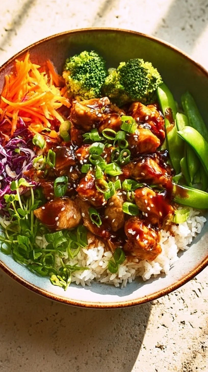 Teriyaki Hühnchen Bowl